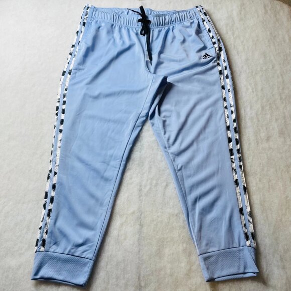 Adidas Primegreen Essentials Warm Up Slim Tapered 3 Stripes Track Pants Size 2X - Picture 1 of 11